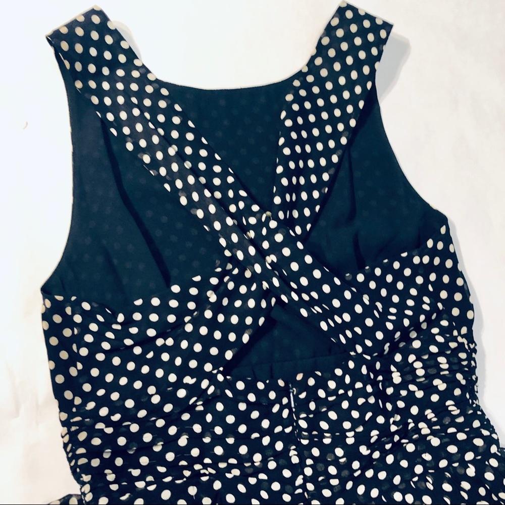 August Silk Polkadot Swing Dress - Picture 4 of 6